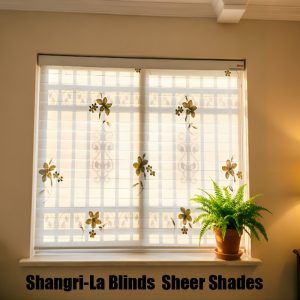 Shangri-La Soft Light Blind – Sheer Privacy with 3-in-1 Adjustable Light Modes