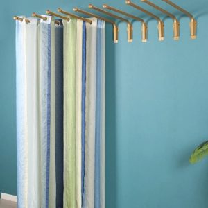 Swing-Arm Curtain Sample Display Rack