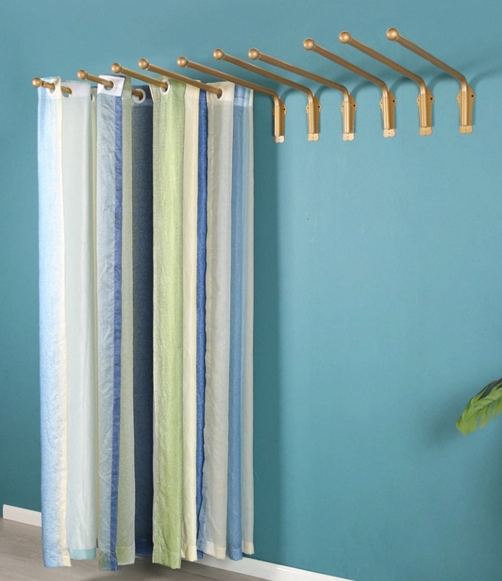 Swing-Arm Curtain Sample Display Rack